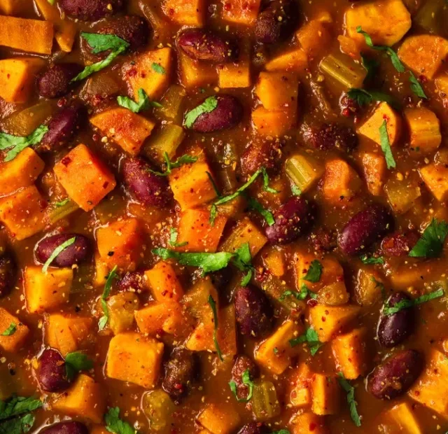 Sweet Potatoes Are The Key For A Thick And Hearty Vegetarian Chili (1)