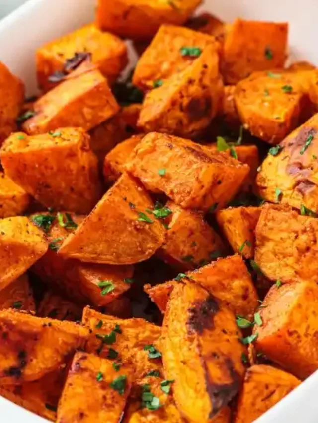 Air Fryer Sweet Potato Cubes Recipe Cooks To Crispy Perfection in 8 Minutes