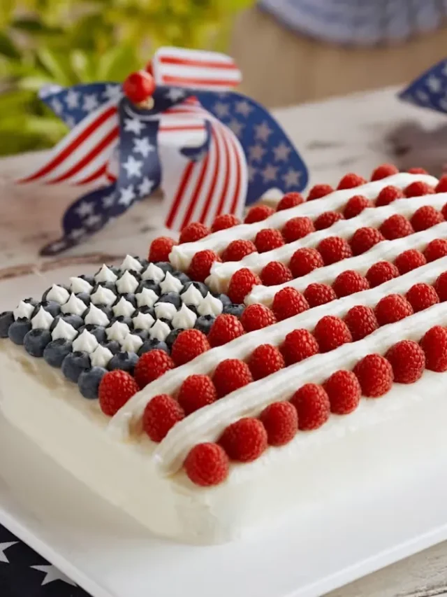 American Flag Cake