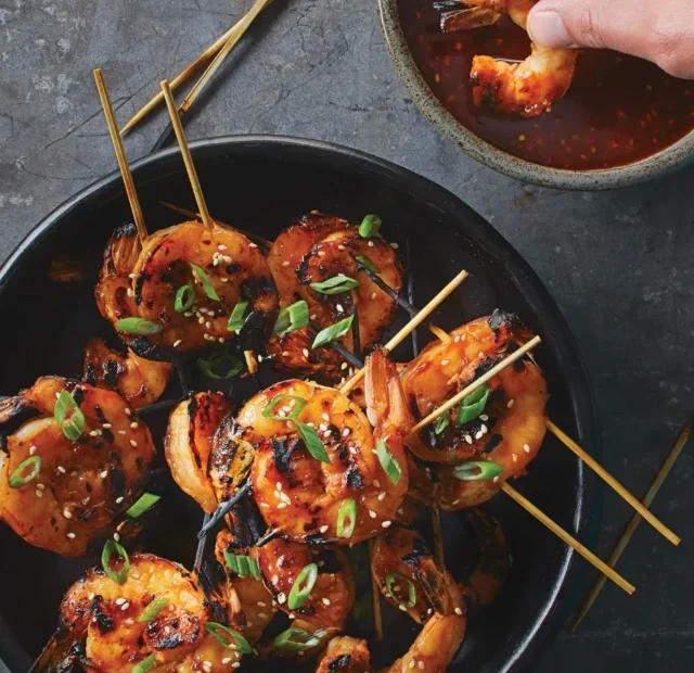 Grilled Shrimp With Gochujang and Honey (4)