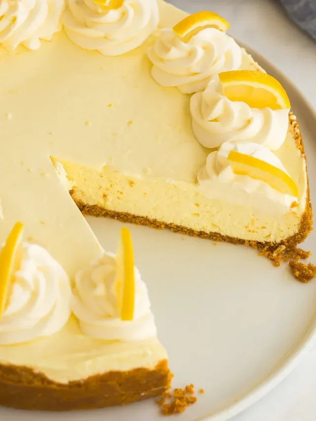 How to Make Lemon Cheesecake, No Baking Required