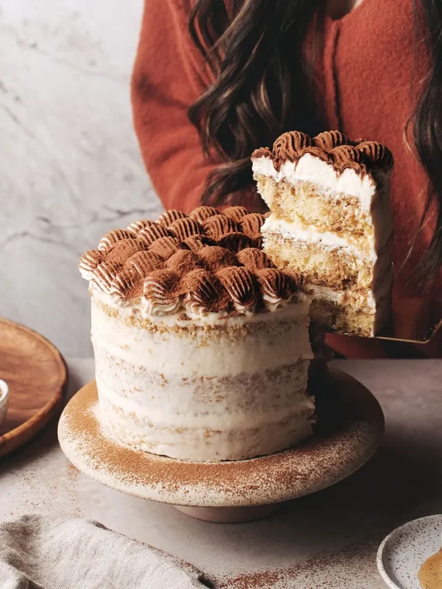 Tiramisu Layer Cake